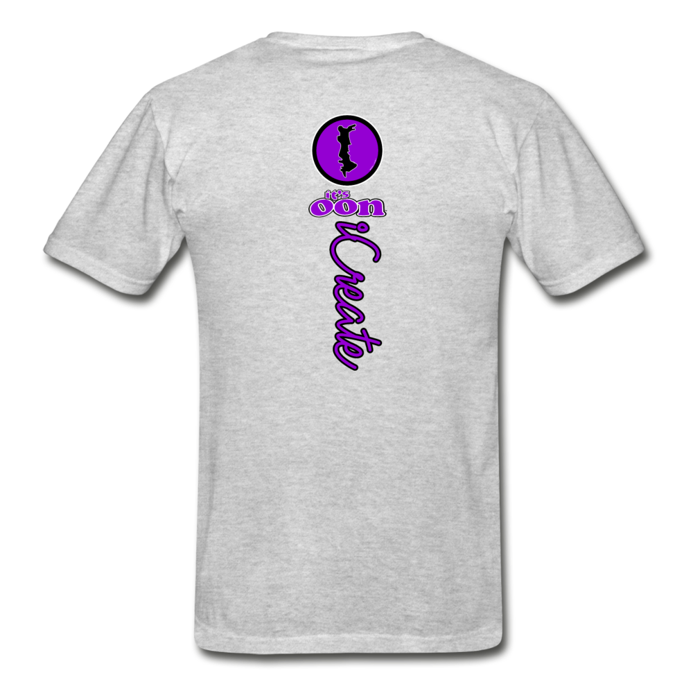 it's OON "iCreate" Men Urban Graphic T-Shirt - M1102 - heather gray