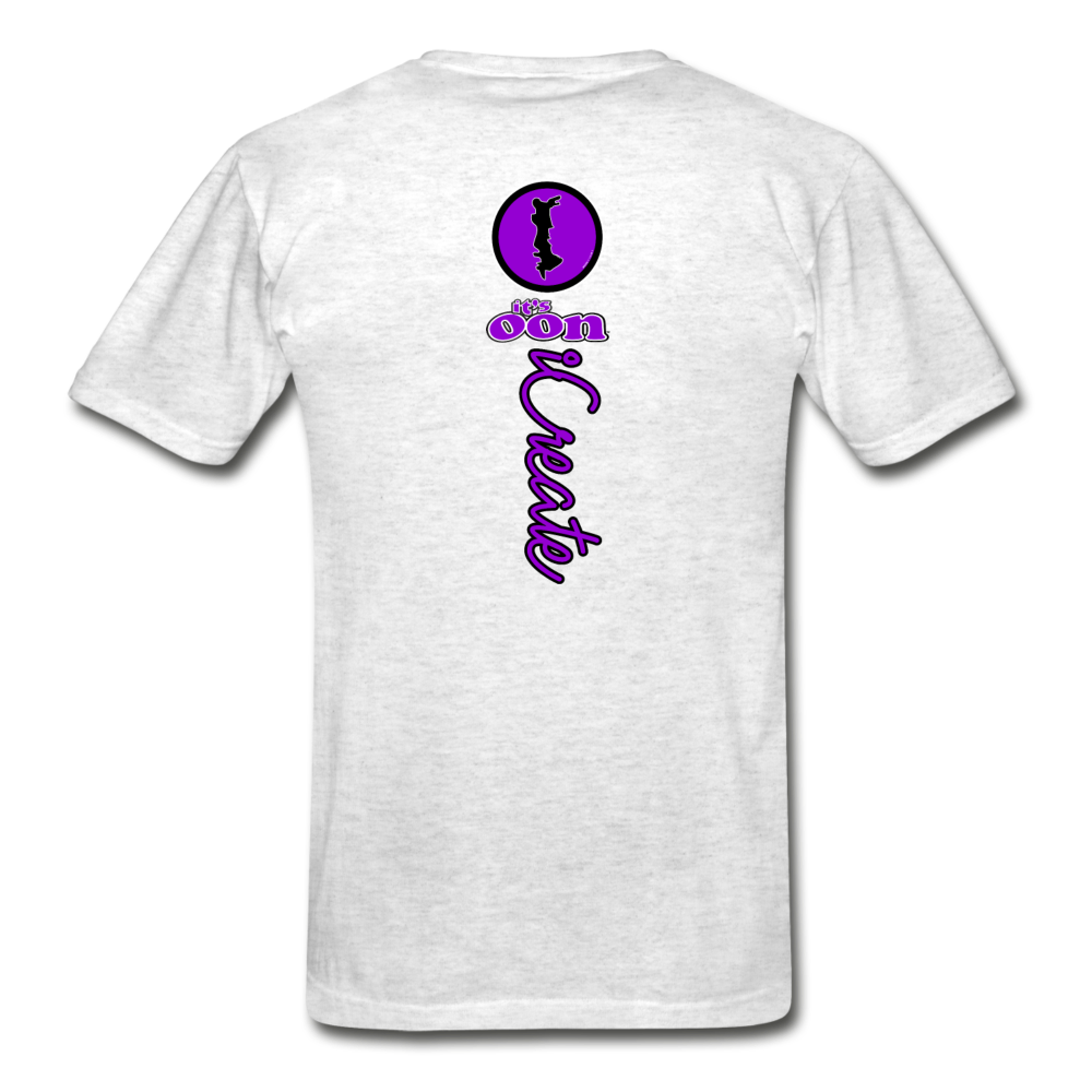 it's OON "iCreate" Men Urban Graphic T-Shirt - M1102 - light heather gray