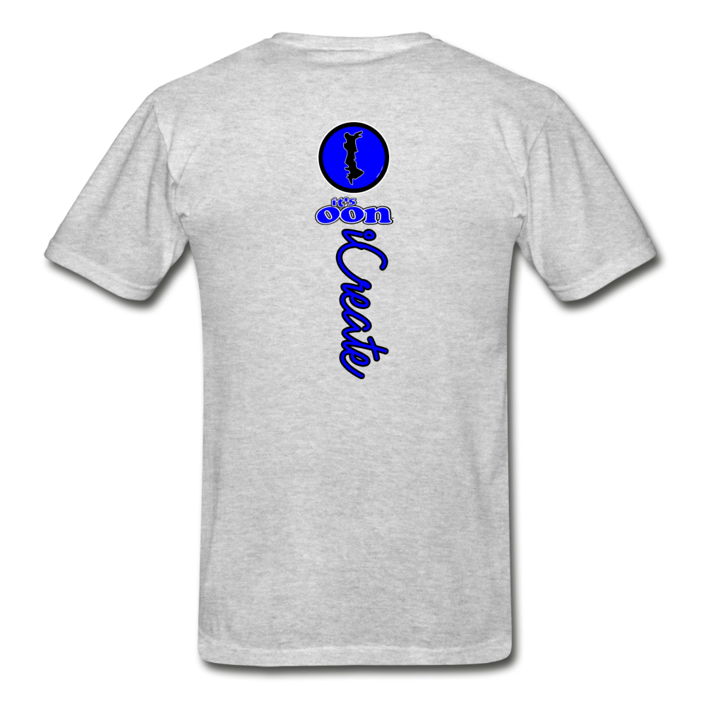 it's OON "iCreate" Men Urban Graphic T-Shirt - M1103 - heather gray