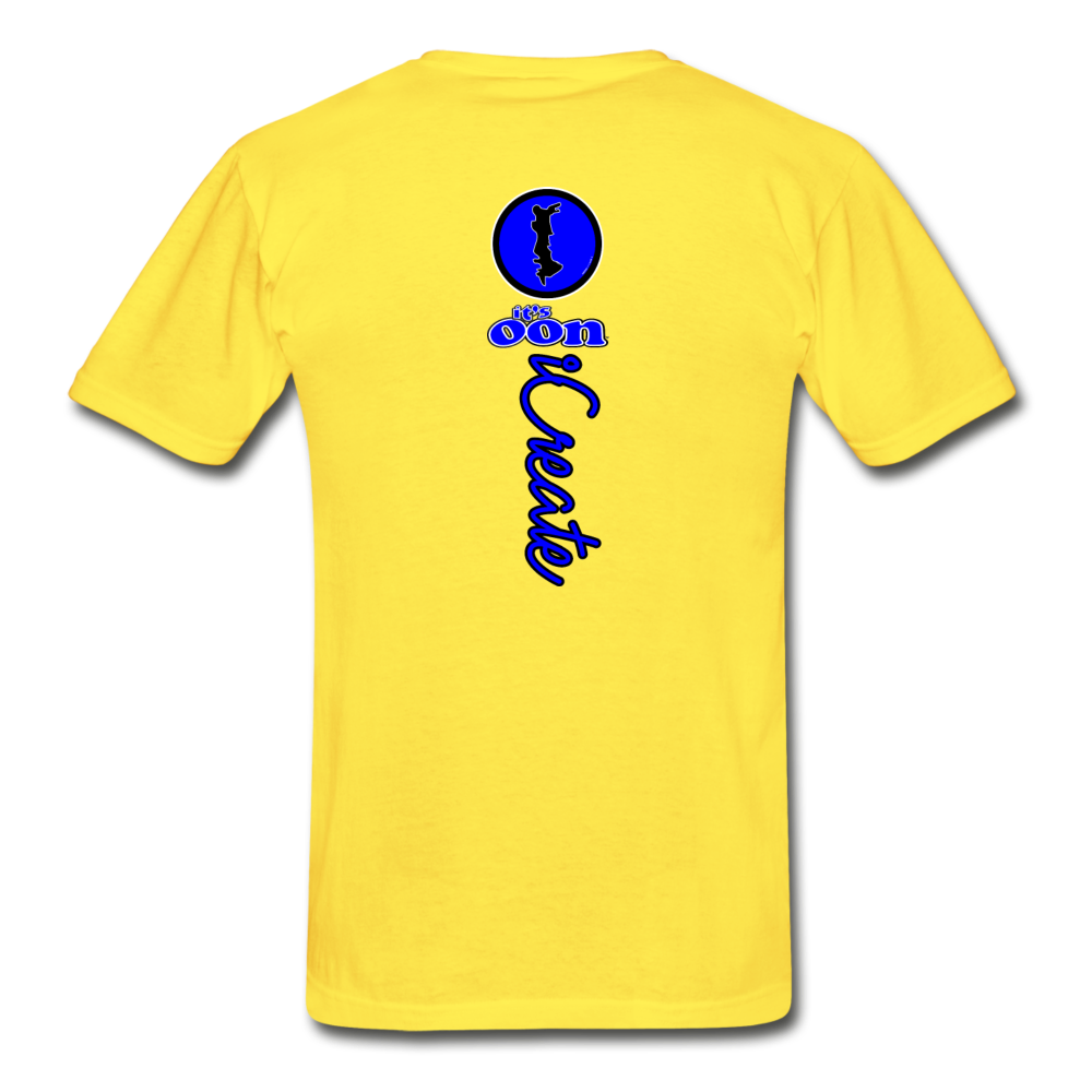 it's OON "iCreate" Men Urban Graphic T-Shirt - M1103 - yellow