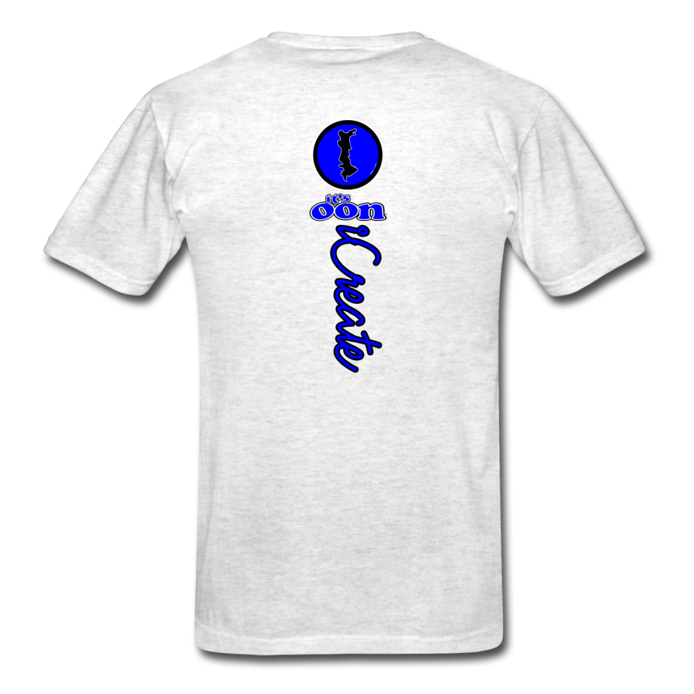 it's OON "iCreate" Men Urban Graphic T-Shirt - M1103 - light heather gray