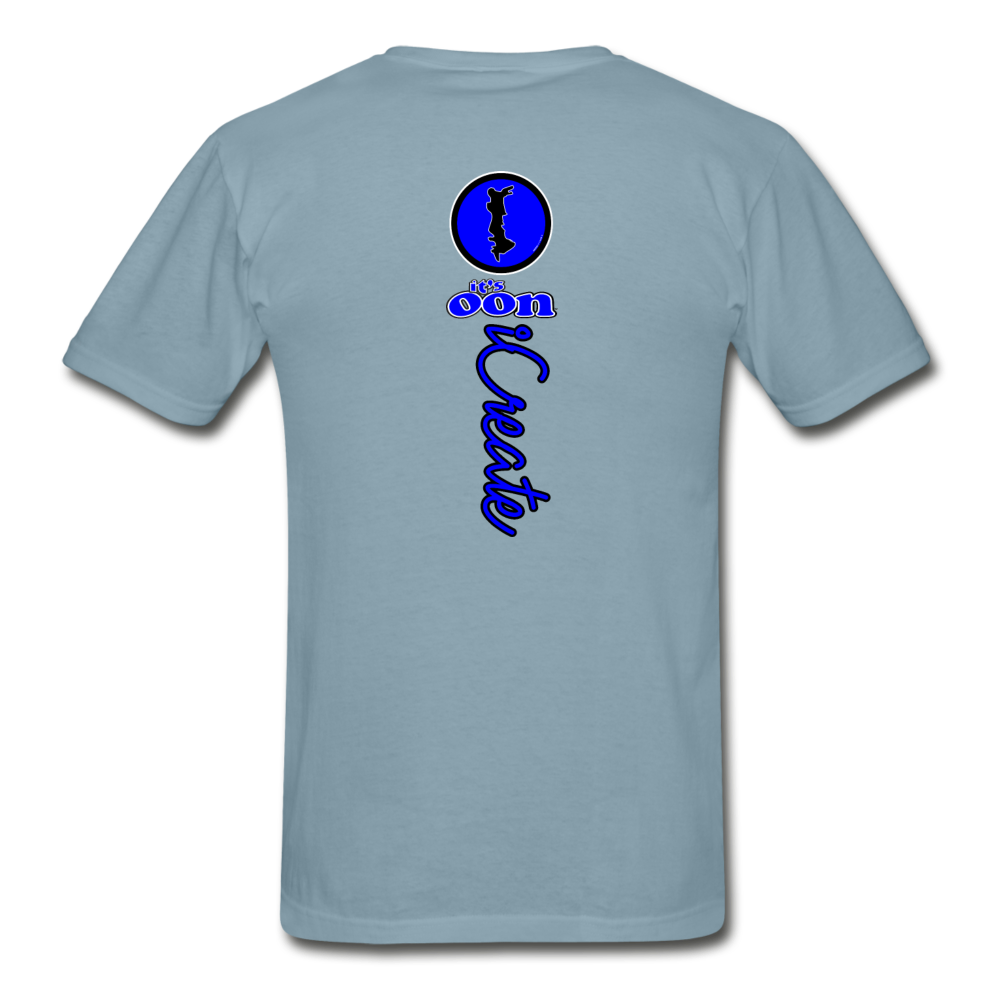 it's OON "iCreate" Men Urban Graphic T-Shirt - M1103 - stonewash blue