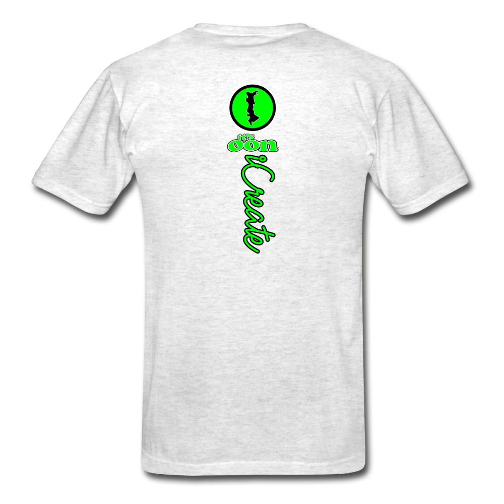 it's OON "iCreate" Men Urban Graphic T-Shirt - M1104 - light heather gray
