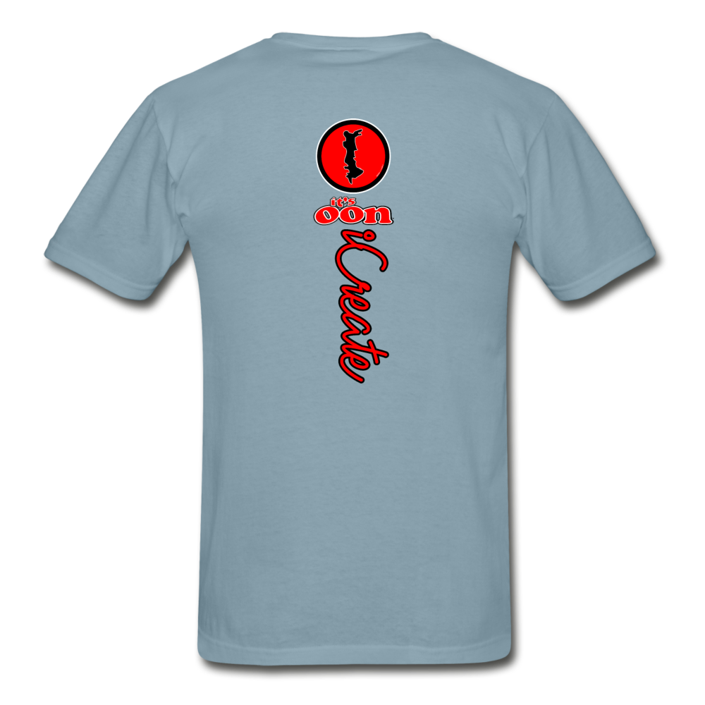 it's OON "iCreate" Men Urban Graphic T-Shirt - M1108 - stonewash blue