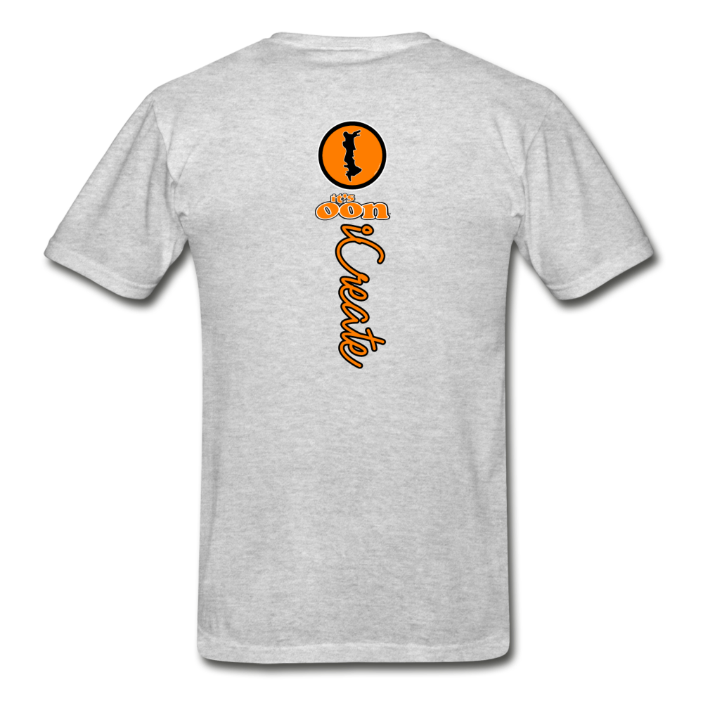 it's OON "iCreate" Men Urban Graphic T-Shirt - M1106 - heather gray