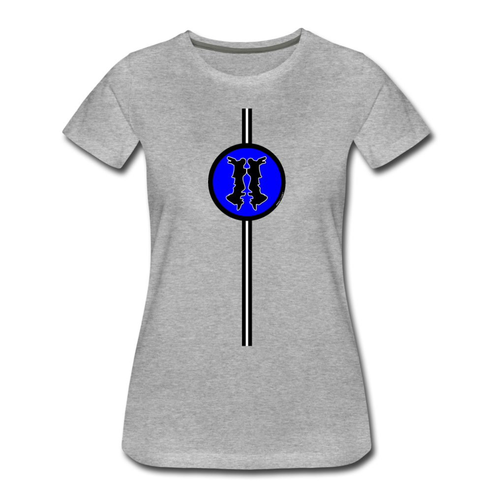 it's OON "iCreate" Women T-Shirt - W1108 - heather gray