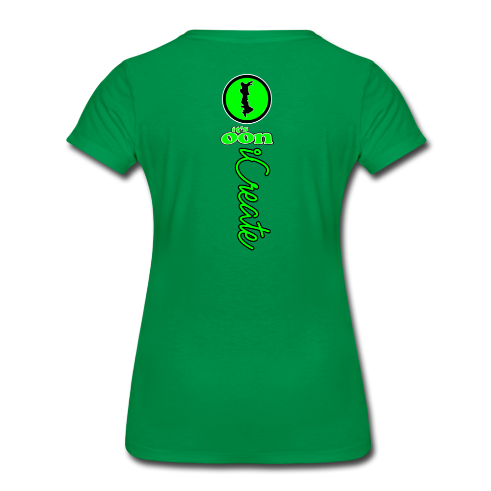it's OON "iCreate" Women T-Shirt - W1109 - kelly green