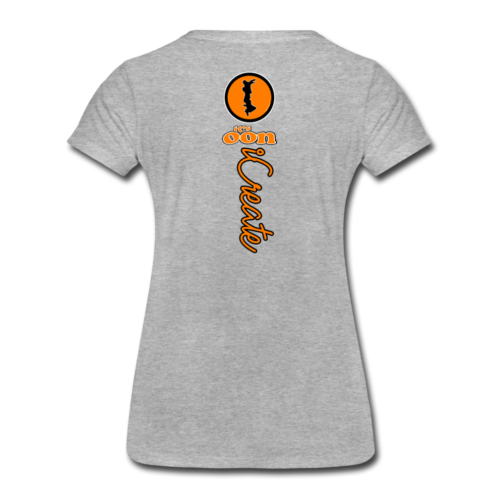 it's OON "iCreate" Women T-Shirt - W1111 - heather gray