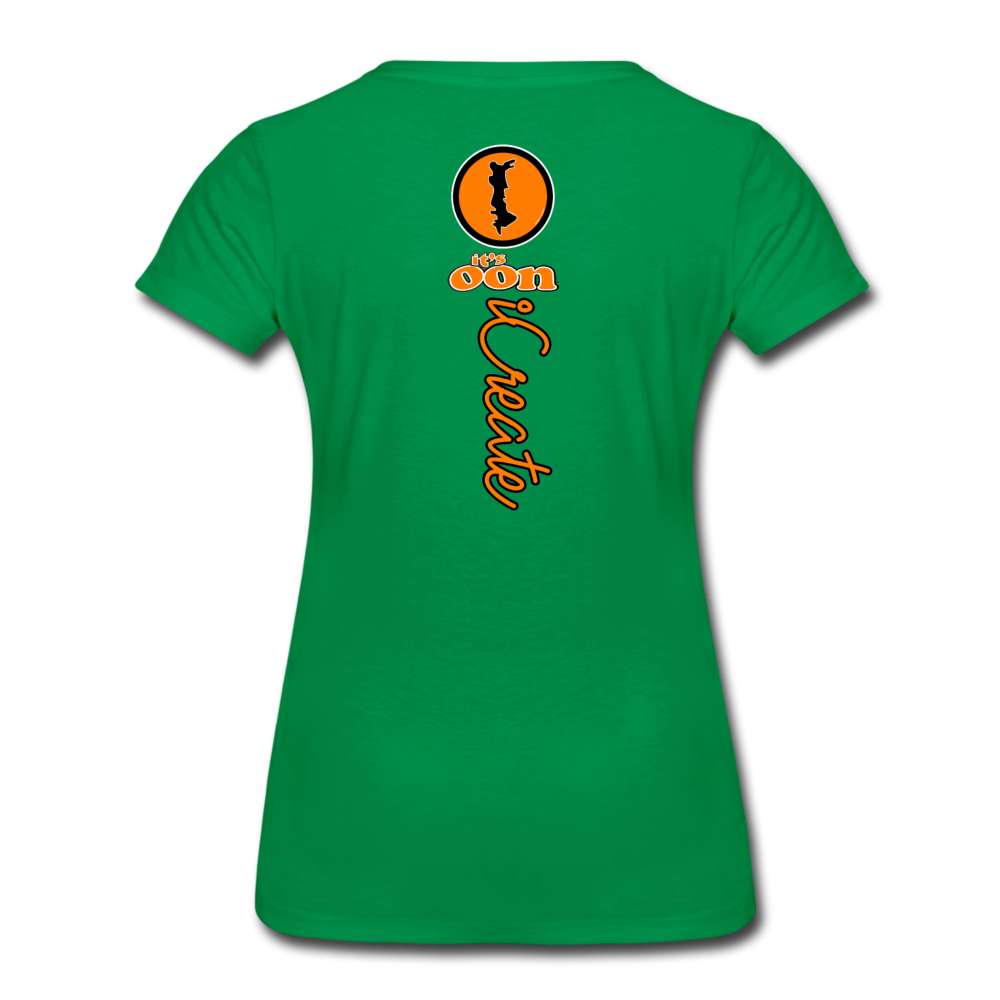 it's OON "iCreate" Women T-Shirt - W1111 - kelly green