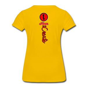 it's OON "iCreate" Women T-Shirt - W1112 - sun yellow