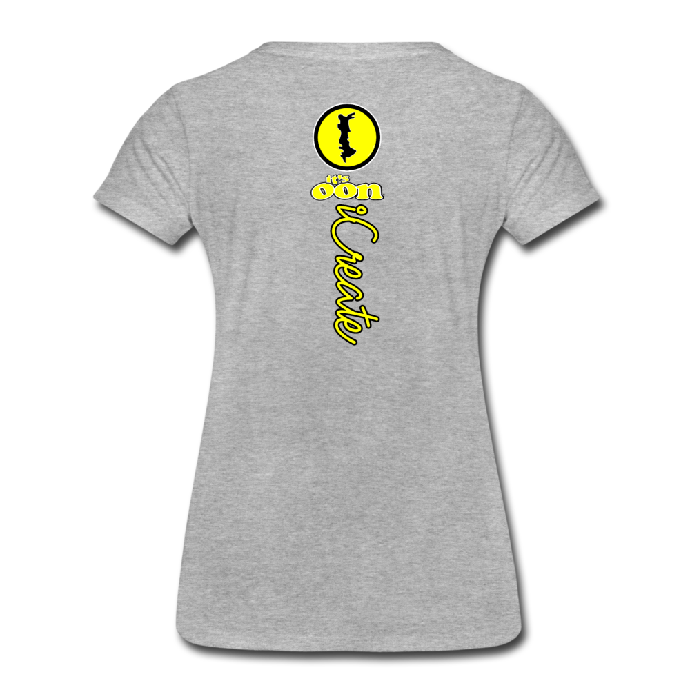 it's OON "iCreate" Women T-Shirt - W1110 - heather gray