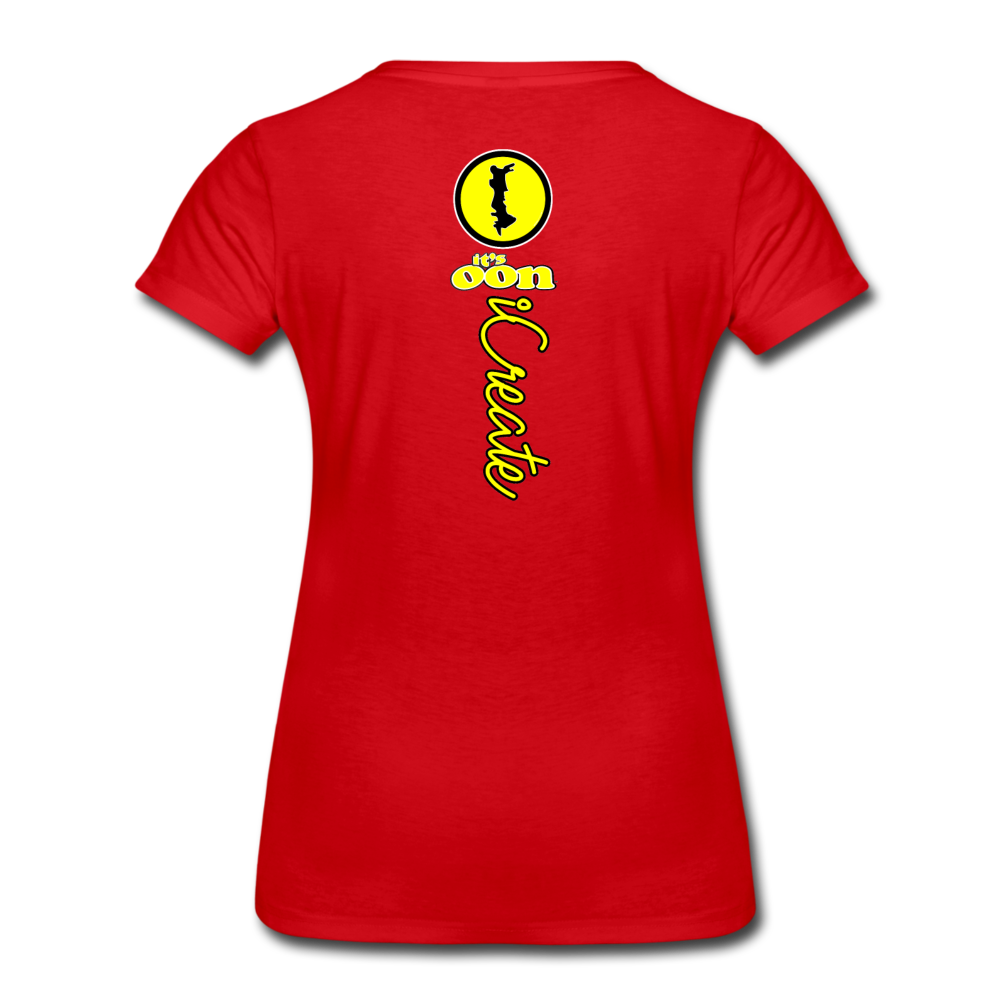 it's OON "iCreate" Women T-Shirt - W1110 - red