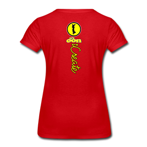 it's OON "iCreate" Women T-Shirt - W1110 - red