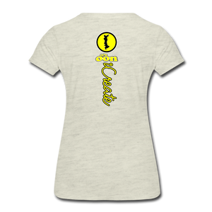 it's OON "iCreate" Women T-Shirt - W1110 - heather oatmeal