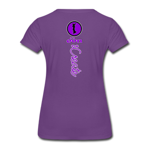 it's OON "iCreate" Women T-Shirt - W1113 - purple