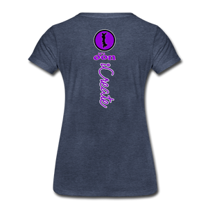 it's OON "iCreate" Women T-Shirt - W1113 - heather blue