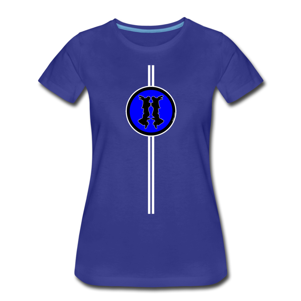 it's OON "iCreate" Women T-Shirt - W1114 - royal blue