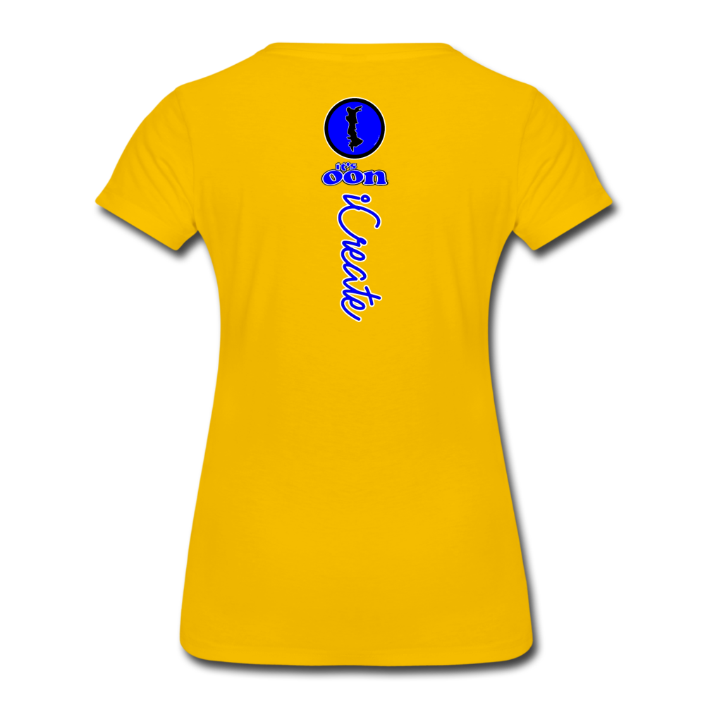 it's OON "iCreate" Women T-Shirt - W1114 - sun yellow