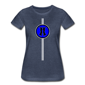 it's OON "iCreate" Women T-Shirt - W1114 - heather blue