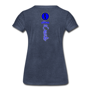 it's OON "iCreate" Women T-Shirt - W1114 - heather blue