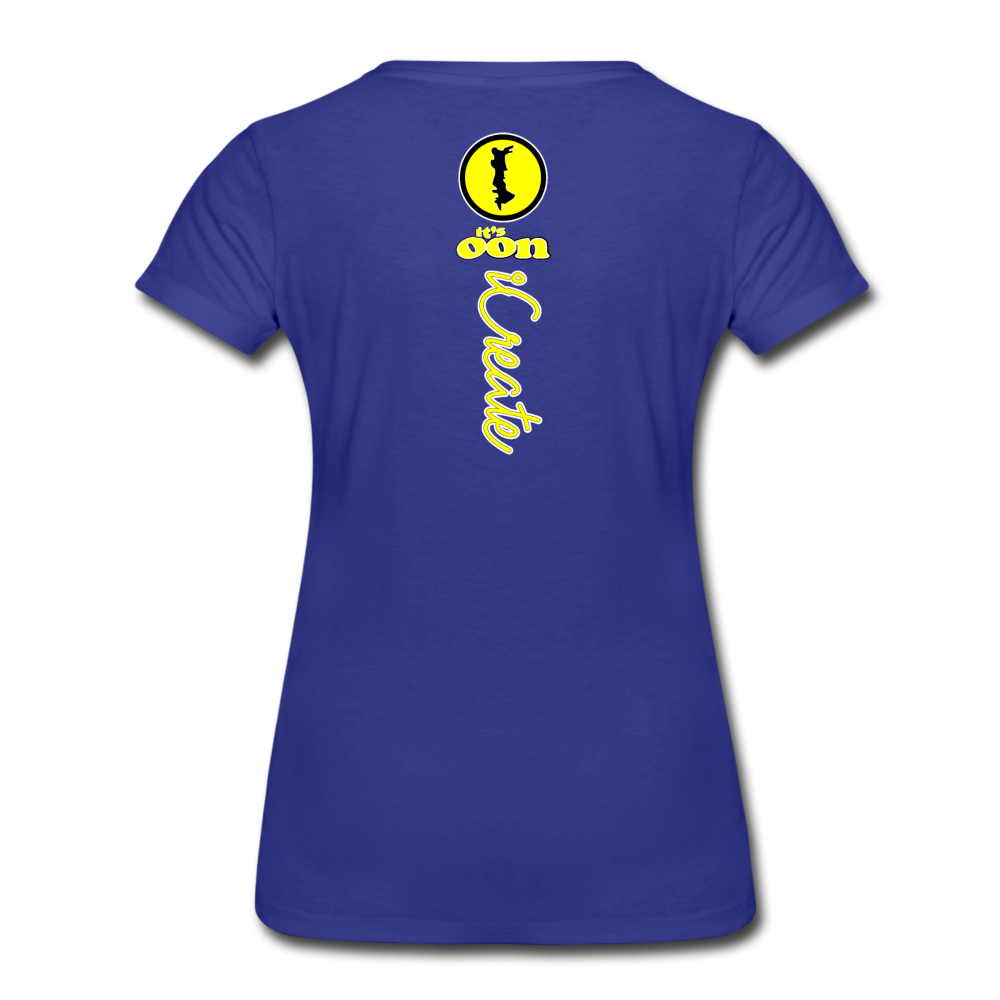 it's OON "iCreate" Women T-Shirt - W1116 - royal blue