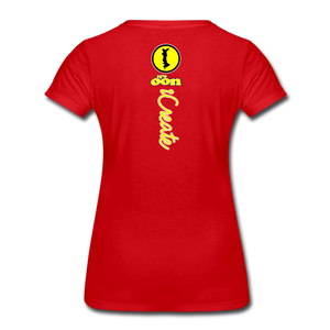 it's OON "iCreate" Women T-Shirt - W1116 - red