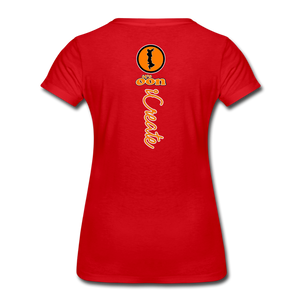 it's OON "iCreate" Women T-Shirt - W1116 - red
