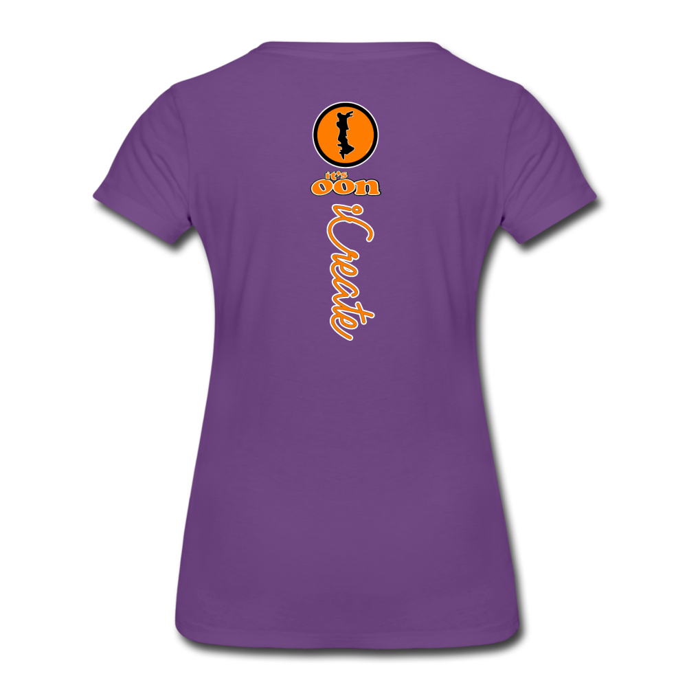 it's OON "iCreate" Women T-Shirt - W1116 - purple
