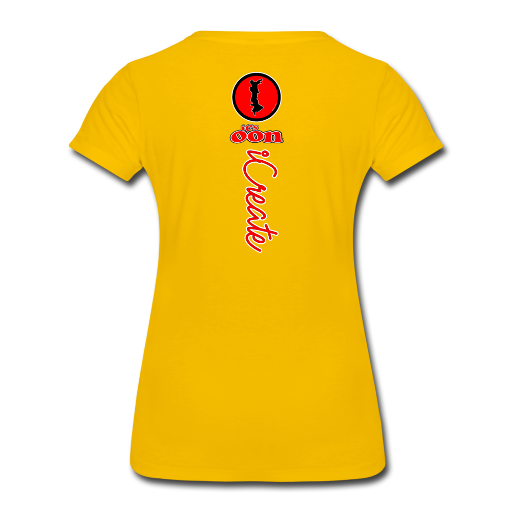 it's OON "iCreate" Women T-Shirt - W1118 - sun yellow
