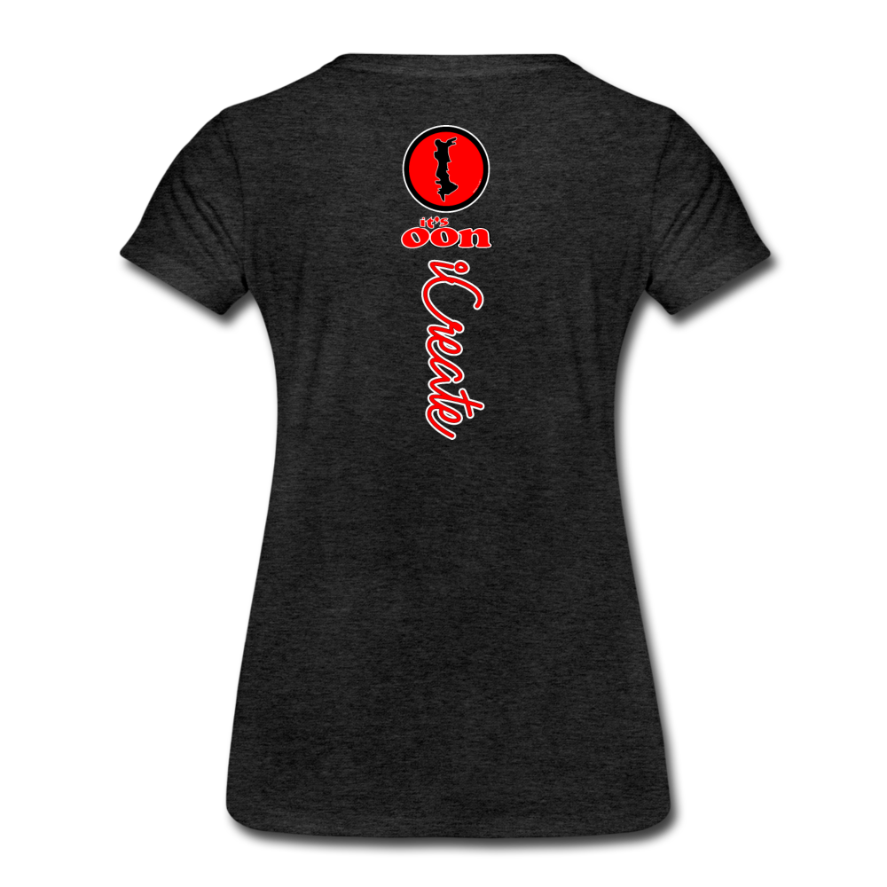 it's OON "iCreate" Women T-Shirt - W1118 - charcoal gray