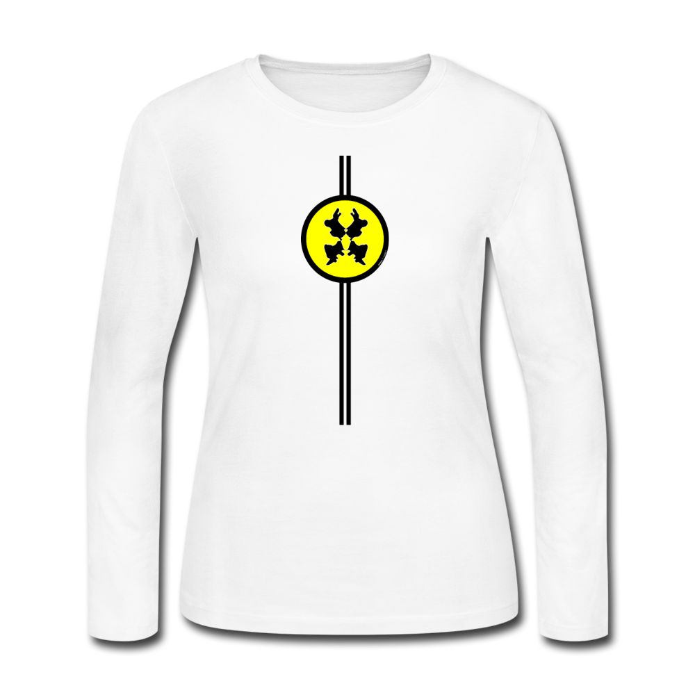 it's OON "iCreate" Women Long Sleeve T-Shirt - W1125 - white