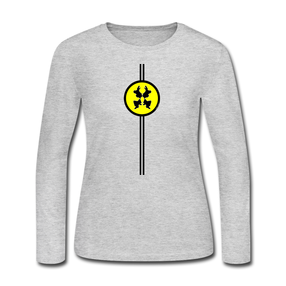 it's OON "iCreate" Women Long Sleeve T-Shirt - W1125 - gray