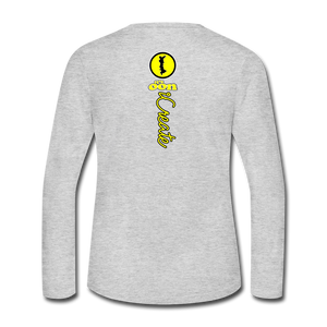 it's OON "iCreate" Women Long Sleeve T-Shirt - W1125 - gray