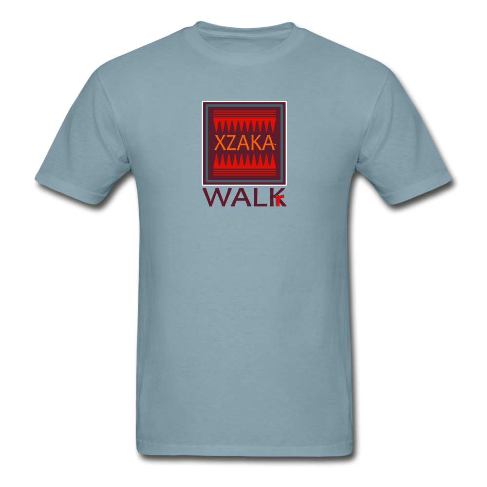XZAKA Men "WALKr" T-Shirt - M2401 - stonewash blue