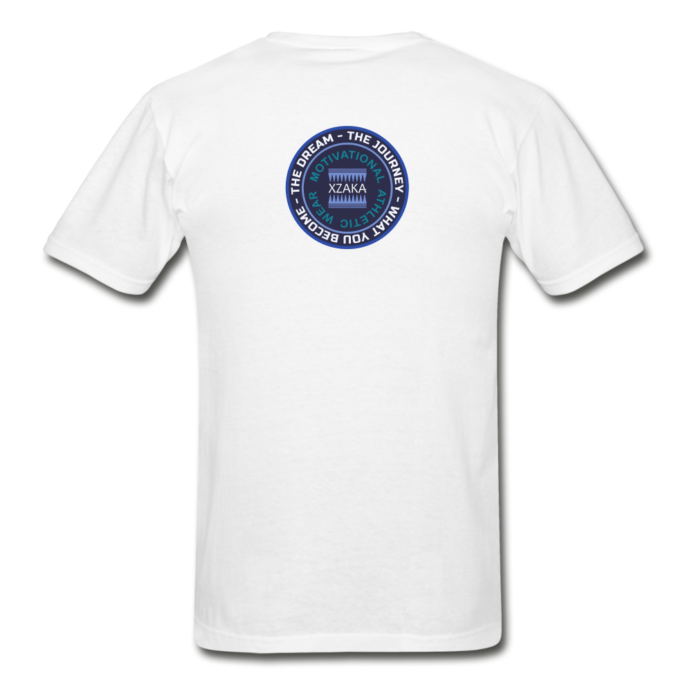 XZAKA - Men "A Good Sweat"  T-Shirt -M2180 - white