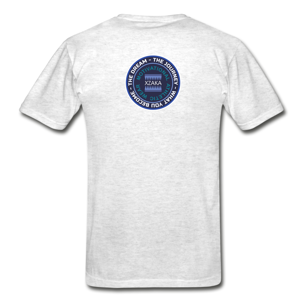 XZAKA - Men "A Good Sweat"  T-Shirt -M2180 - light heather gray