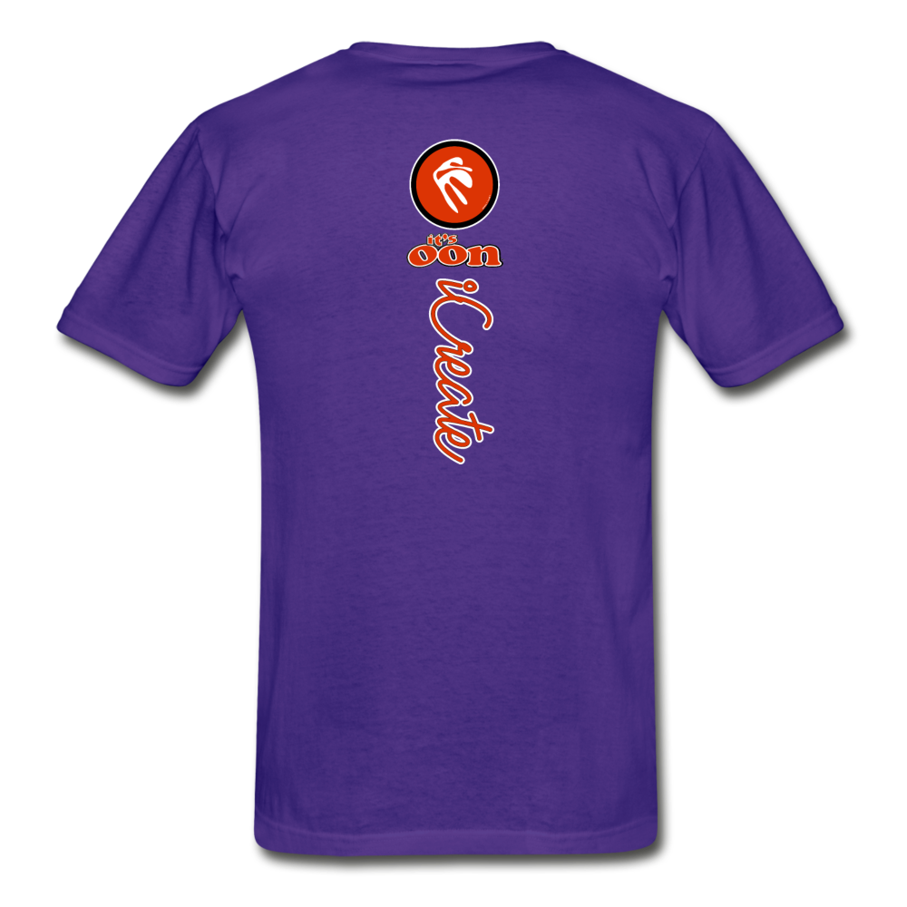 it's OON - Men "Believe" iCREATE T-Shirt - M1512 - purple