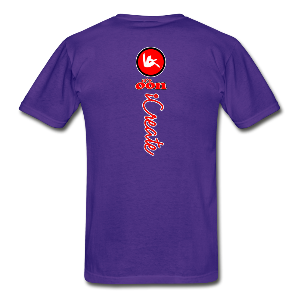 it's OON - Men "Driven" iCREATE T-Shirt - M1514 - purple