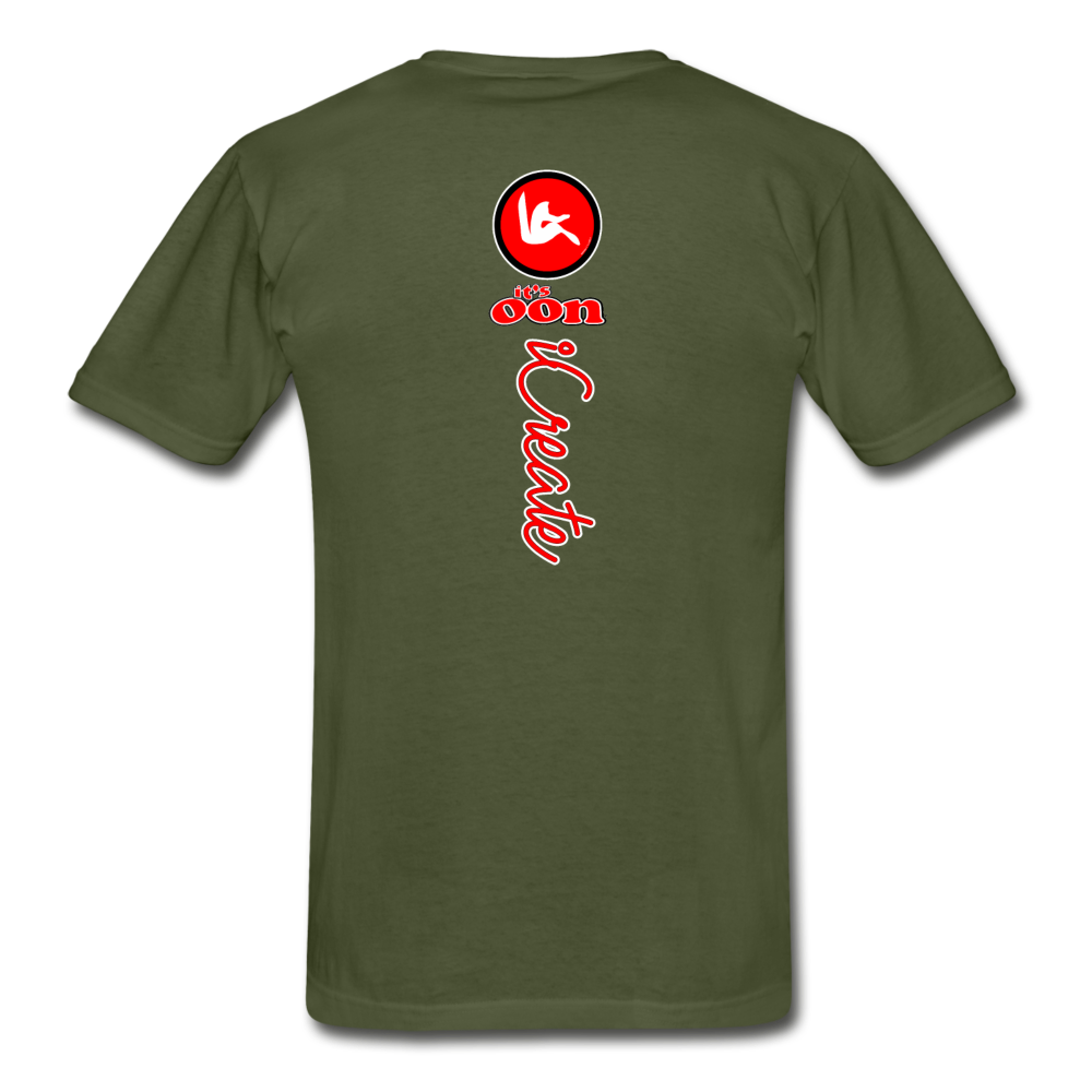 it's OON - Men "Driven" iCREATE T-Shirt - M1514 - military green