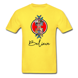 it's OON - Men "Believe" iCREATE T-Shirt - M1511 - yellow