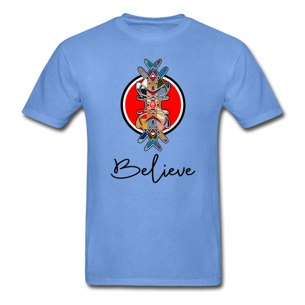 it's OON - Men "Believe" iCREATE T-Shirt - M1511 - carolina blue