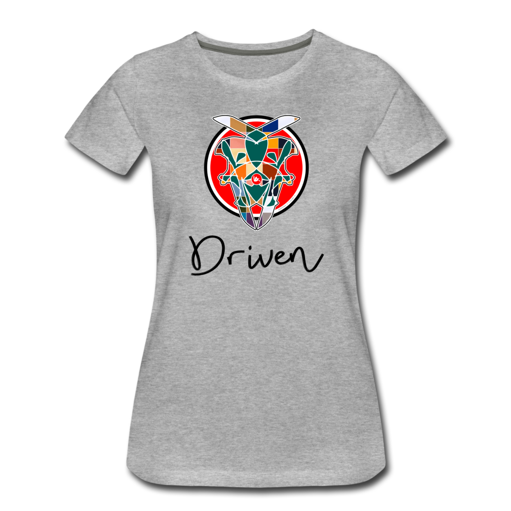 it's OON - Women "Driven" iCREATE T-Shirt - M1516 - heather gray