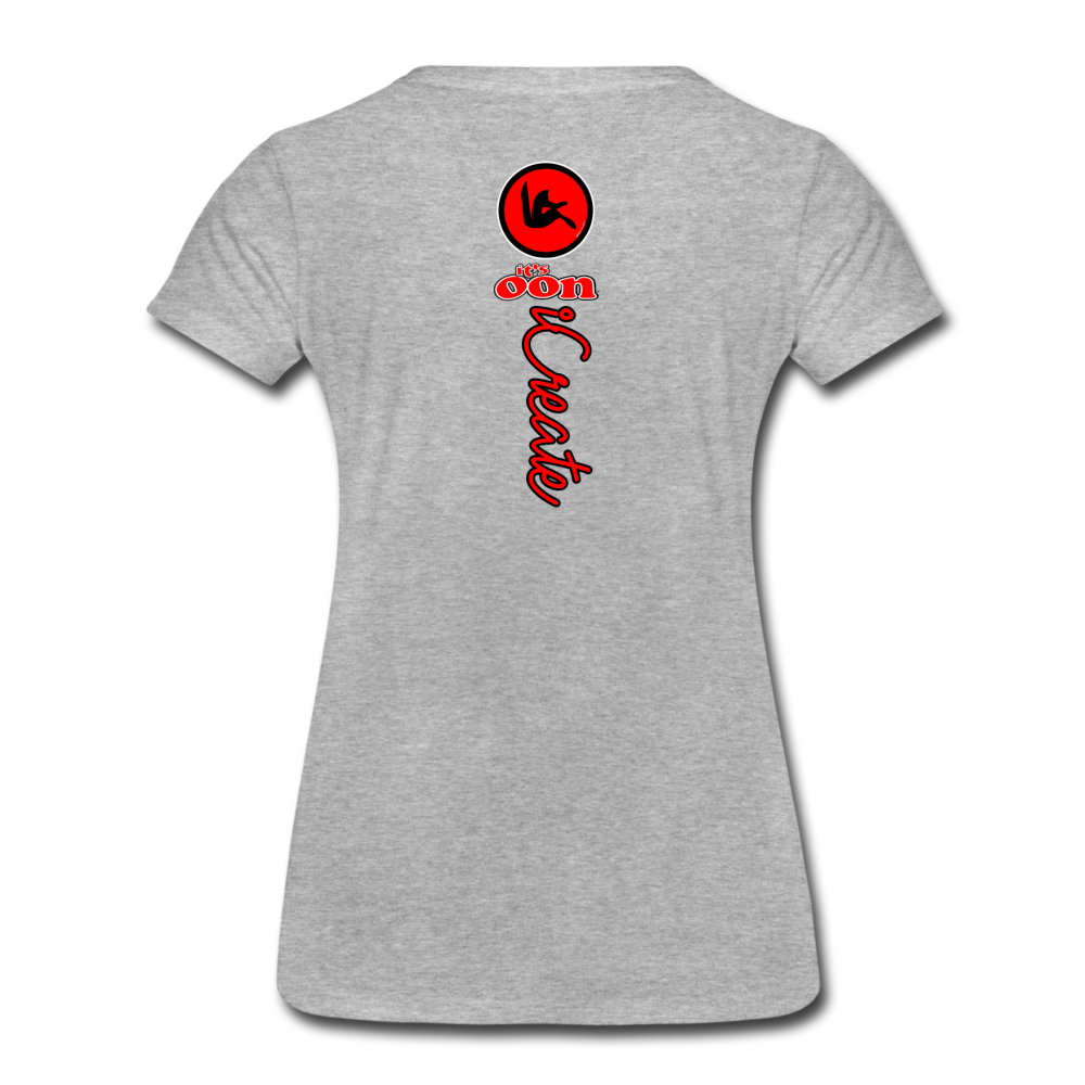 it's OON - Women "Driven" iCREATE T-Shirt - M1516 - heather gray