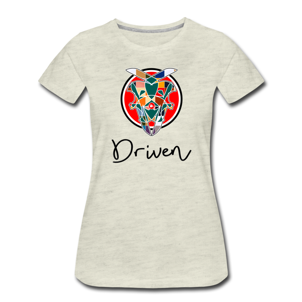 it's OON - Women "Driven" iCREATE T-Shirt - M1516 - heather oatmeal