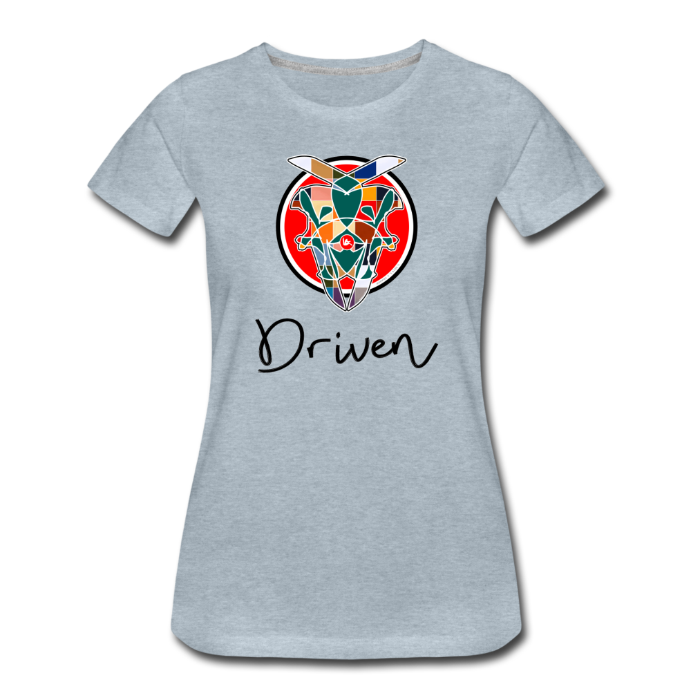 it's OON - Women "Driven" iCREATE T-Shirt - M1516 - heather ice blue