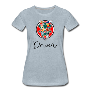it's OON - Women "Driven" iCREATE T-Shirt - M1516 - heather ice blue