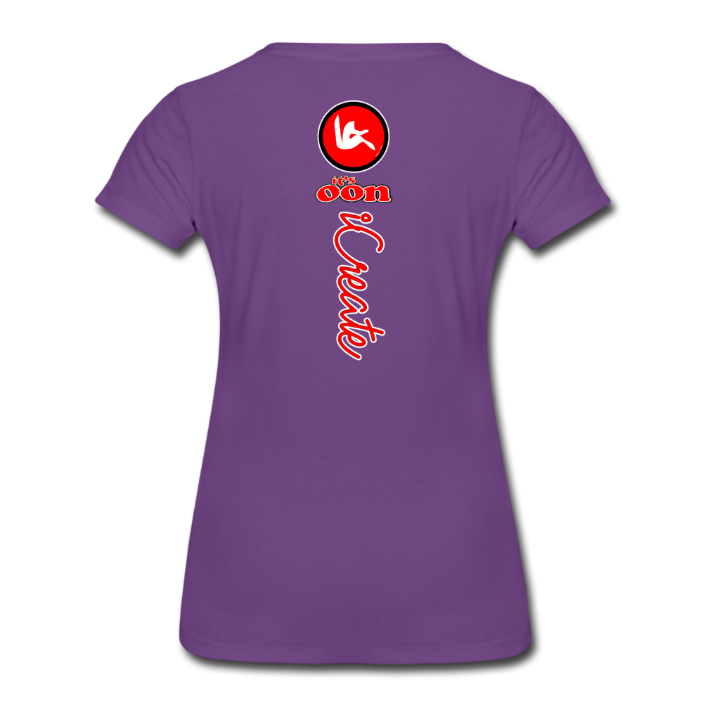 it's OON - Women "Driven" iCREATE T-Shirt - M1517 - purple