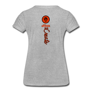 it's OON - Women "Believe" iCREATE T-Shirt - M1516 - heather gray