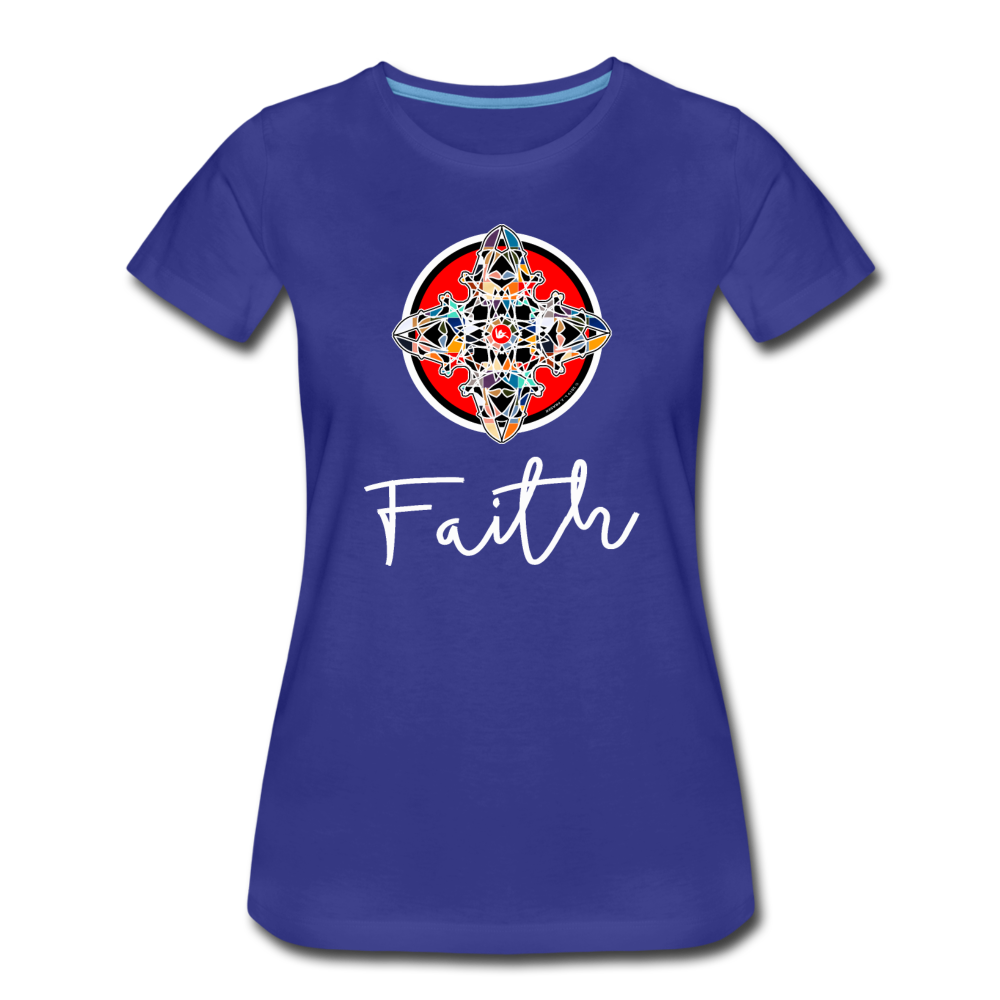 it's OON - Women "Faith" iCREATE T-Shirt - M1523 - royal blue