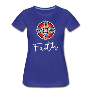 it's OON - Women "Faith" iCREATE T-Shirt - M1523 - royal blue